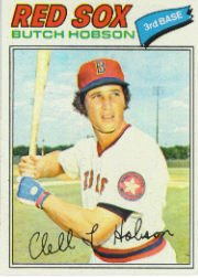 1977 Topps Baseball Cards      089      Butch Hobson RC